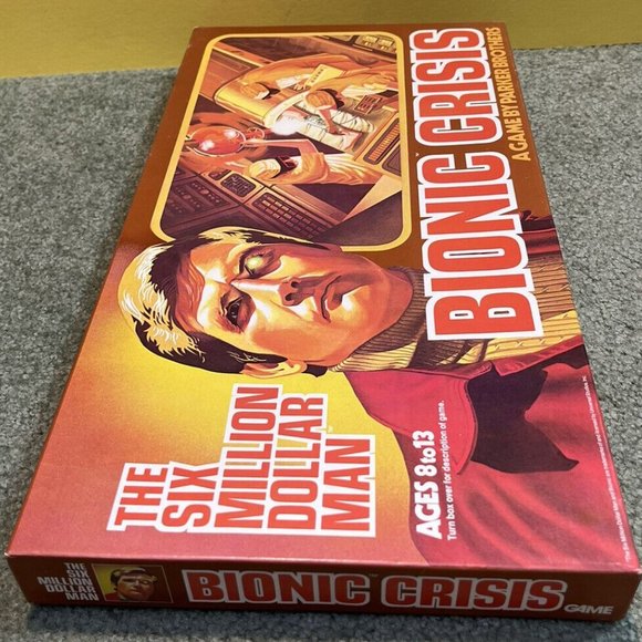 1975 Bionic Crisis Board Game Parker Brothers New Old Stock Brand New Sealed Mib - Picture 3 of 4